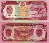 AFGANISTAN 100 afganis 1990 UNC!!!