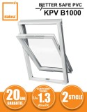 Fereastra mansarda DAKEA BETTER SAFE PVC KPV B1000