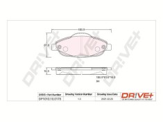 Dr!ve+ DP1010.10.0178 set placute frana,frana disc