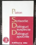 Platon " Scrisori, Dialoguri apocrife si dialoguri suspecte ", editura Univers Enciclopedic
