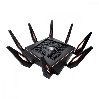 ASUS Rapture GT-AX11000 router wireless Gigabit Ethernet Tri-band (2.4 GHz / 5 GHz / 5 GHz) Negru foto