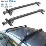 Cumpara ieftin Bare Portbagaj Universale Transversale Aluminiu cu cheie-set 2 bucati