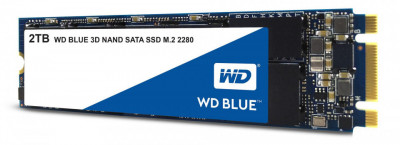 Wd ssd 2tb blue m2 2280 wds200t2b0b foto