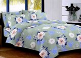 Cumpara ieftin Lenjerie de pat pentru o persoana cu husa elastic pat si fata perna dreptunghiulara, Superb, bumbac mercerizat, multicolor