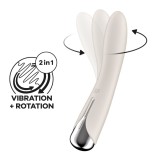 Vibrator Cu Rotatii Spinning Vibe 1, Ivory, 17,8 cm, Satisfyer