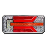 Lampa spate, stop LED combinata dreapta AMiO RCL-R cu semnalizare dinamica, 30V DC, IP67, ECE E9 R10, 236x104x40 mm, pentru instalatii 12V si 24V