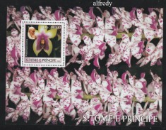 SAO TOME PRINCIPE 2003, Flora, Orhidee, serie neuzata, MNH
