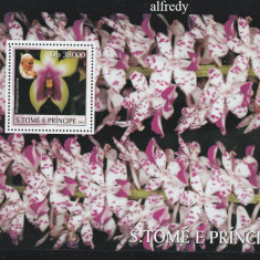 SAO TOME PRINCIPE 2003, Flora, Orhidee, serie neuzata, MNH
