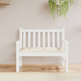 Perna banca de gradina, alb crem, 110x50x7 cm, textil oxford GartenMobel Dekor, vidaXL