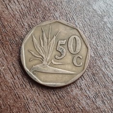 C50 - Moneda foarte veche - 50 centi - Africa de Sud - 1994