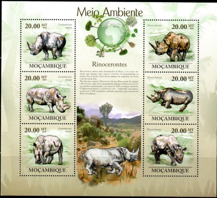 MOZAMBIC 2010, Fauna, serie neuzata, MNH