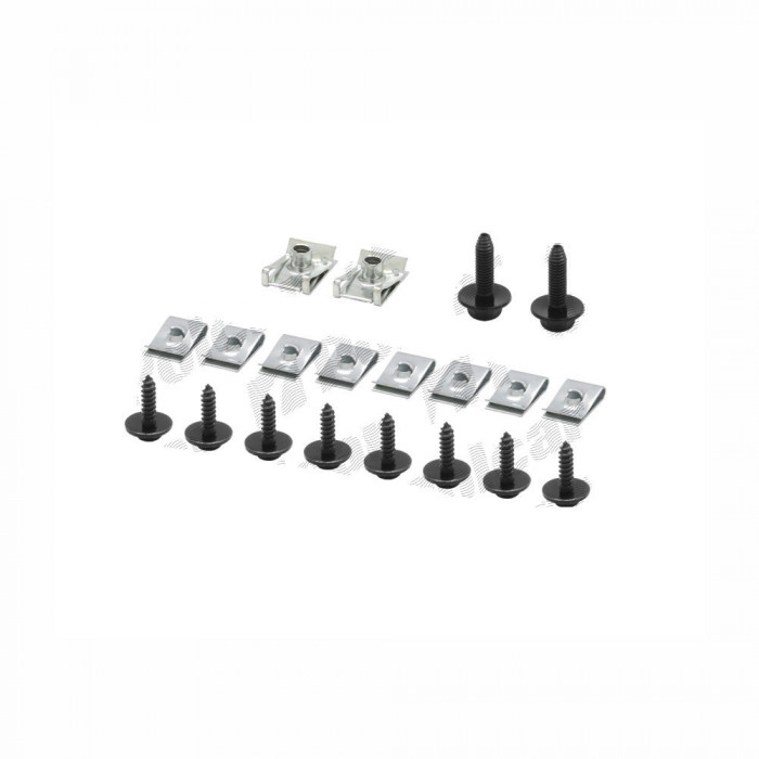 Set cleme fixare carenaj roata PEUGEOT 406 (8 ), 10.1995-04.2004; 406 COUPE (8 ), 10.1996-09.2005, 20 buc/set,