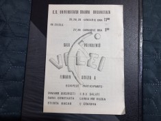 Program Turneu Volei 25-29 01 1985 foto