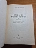 Manual de medicina infantila - din anul 1952 - coperti cartonate - 764 pagini