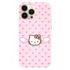 Husa compatibila cu Apple iPhone 15 Pro Max, Viceversa, model Meow fly Hello Kitty , Silicon, TPU, Transparent, Carcasa