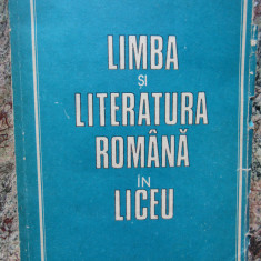 Limba si literatura romana in liceu (texte literare,teme si exercitii)