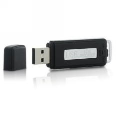 Mini Reportofon Profesional cu Activare la Sunet in Stick USB/Breloc 16 GB foto