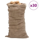 Cumpara ieftin Saci de iuta, 30 buc., 65x135 cm, iuta 100%, 220 g/m&sup2;