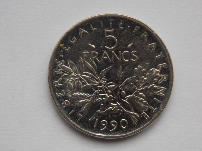 5 FRANCS1990 FRANTA