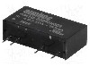 Convertor de tensiune, DC-DC, intrare 4,5...5,5V DC, iesire 9V DC, putere 1W, AIMTEC - AM1D-0509SH30Z