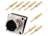 Conector Circular Amphenol IP67 8 Pini 300V RT00128PNH-K Soclu/Tata Curent 13A Montare Panou