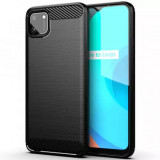 Husa Realme C11 Carbon Negru Techsuit