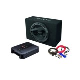 Pachet subwoofer auto Hertz DBX 30.3 300 mm cu amplificator si kit cabluri