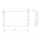 Radiator racire motor Nrf 53464