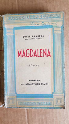 C886-Magdalena carte roman vechi anii 1930-40. foto
