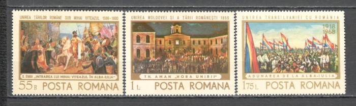 Romania.1968 50 ani Unirea Transilvaniei ZR.293