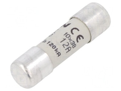 Siguranță gG 12A 500VAC 250VDC 10x38mm foto