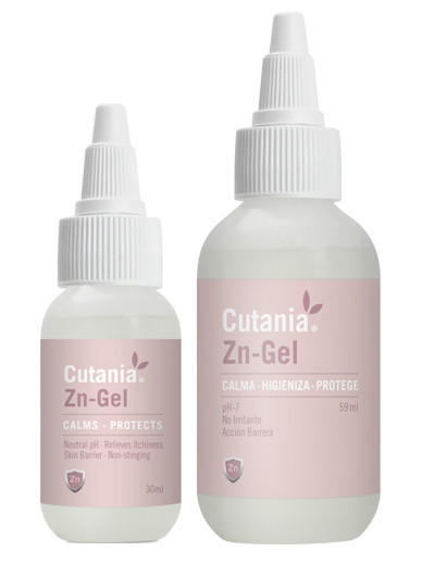 Formula dermatologica sub forma de gel, cu pH neutru, efect calmant si dezinfectant CUTANIA Zn-Gel, VetNova, 30ml AnimaPet MegaFood