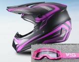 Casca Moto Atv Cross Enduro Downhill + Ochelari ,marimi disponibile S,M si L