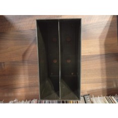 PACK 2 CUTII PLASTIC DUR SPECIALE PT DISCURI VINIL ORIZONTAL SAU PERETE Second hand din Germania 18 cm latime (35 LP)