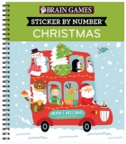 Brain Games - Sticker by Number: Christmas (Kids) [With Sticker(s)]