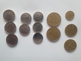 13 monede actuale din Ukraina: 1, 2 si 5 grivne, 10 si 50 KOPIYOK, Europa