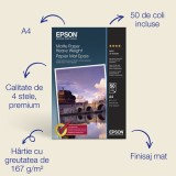 Epson H&acirc;rtie mată A4 167 g/m2, 50 de coli