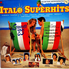 LP vinyl Various ‎– Italo Superhits Sommer 1983 NM / VG+ _ Ariola, EU