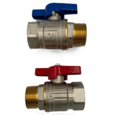 Robinet de Trecere Apa 1" MF cu Fluture si Bila PN 50 Roval