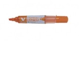 Marker pentru tabla Pilot Vboard Master, varf tesit, 2.2 mm, portocaliu