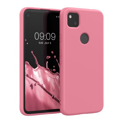 Husa pentru Google Pixel 4a, Silicon, Roz, 52622.212 foto