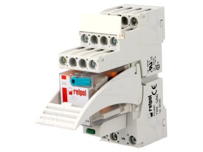 Releu Intermediar DPDT 12VDC 12A 250VAC foto
