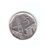 Moneda Cuba 25 centavos 2008, stare buna, curata