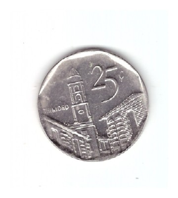 Moneda Cuba 25 centavos 2008, stare buna, curata foto