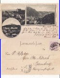 Brasov (Litho) - Litografie 1899, Circulata, Printata