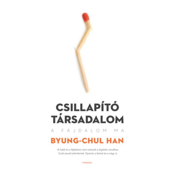 Csillap&iacute;t&oacute; t&aacute;rsadalom - A f&aacute;jdalom ma - Byung-Chul Han