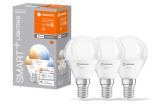 Set 3 becuri LEDVANCE Smart LED cu tehnologie WiFi, E14, 470 Lumeni - RESIGILAT