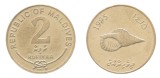 Maldive 1995 - 2 rufiyaa UNC