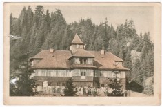 AMS - ILUSTRATA 1293, CABANA DEIA - CIMPULUNG MOLDOVENESC, ANUL 1958, cu perforari