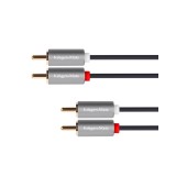Cablu 2RCA t-t 1m K&amp;M basic